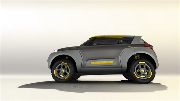 Renault KWID concept car back side view dynamic design