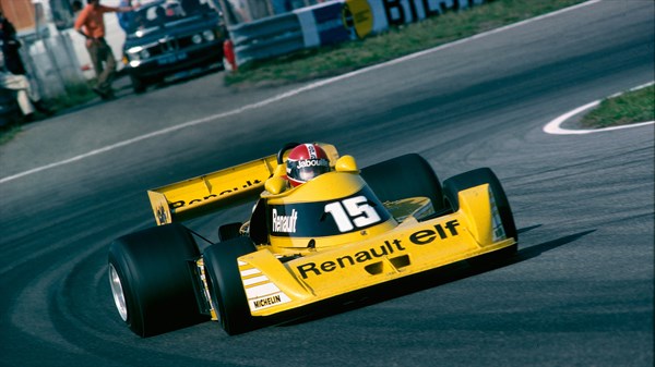 Renault Motorsport F1 on the racetrack
